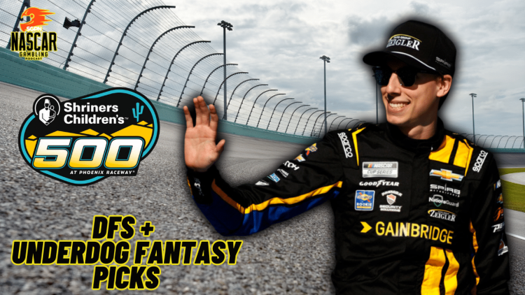 Shriners Children's 500 DFS and Underdog Picks 2024 I NASCAR Gambling Podcast (Ep 364)