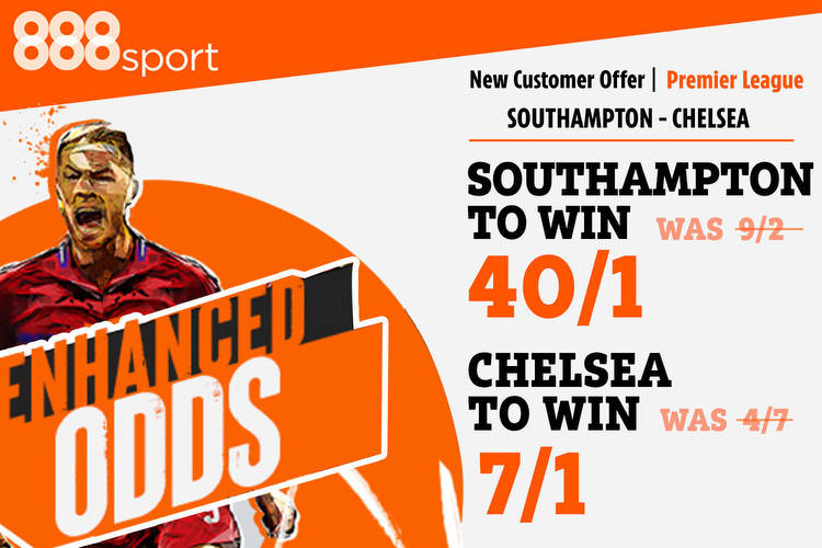 Southampton v Chelsea offer: Get Chelsea at 7/1 to beat Southampton tonight or back a Saints win at 40/1 with 888sport