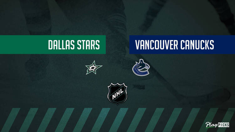 Stars Vs Canucks NHL Betting Odds Picks & Tips