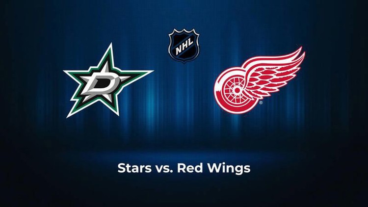 Stars vs. Red Wings: Odds, total, moneyline