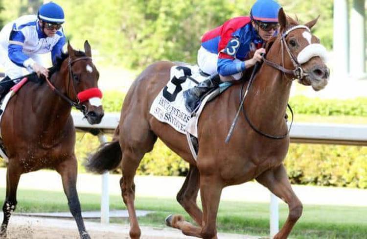 Swiss Skydiver runs down Venetian Harbor in Oaklawn's Fantasy Stakes