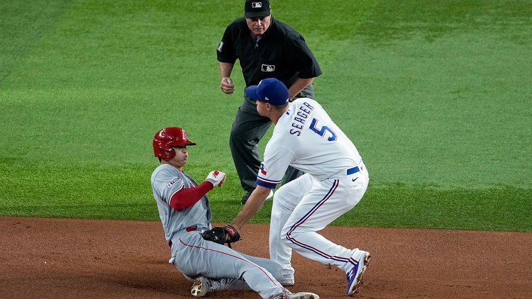 Texas Rangers series win against Los Angeles Angels