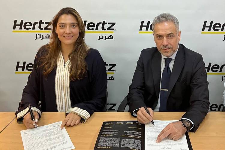 The 1st professional female driver to renew her contract with Hertz Saudi Arabia