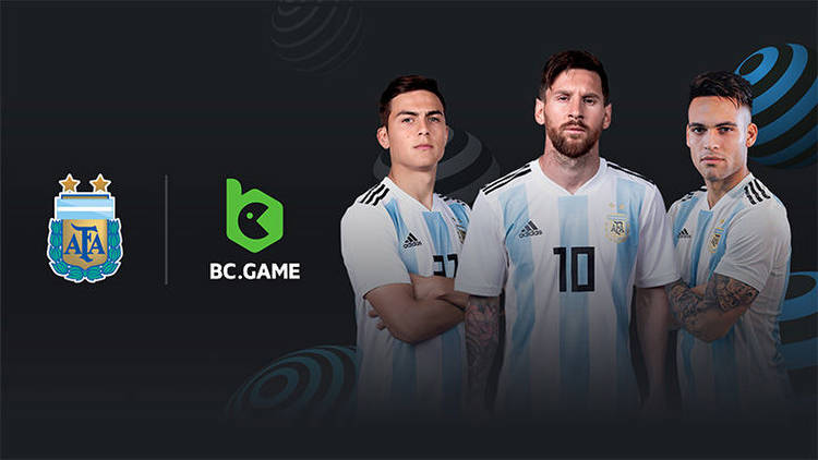 The Argentine Football Association presents its sponsorship agreement with BC.GAME