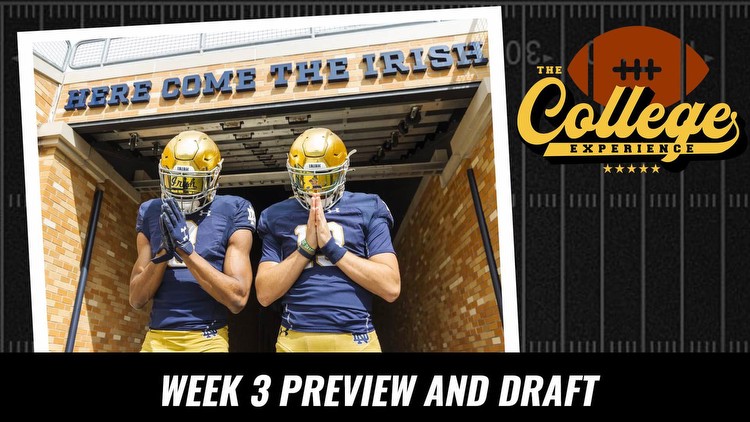 College Football 2023 Week 3 Preview & Draft | The College Football Experience (Ep. 1251)