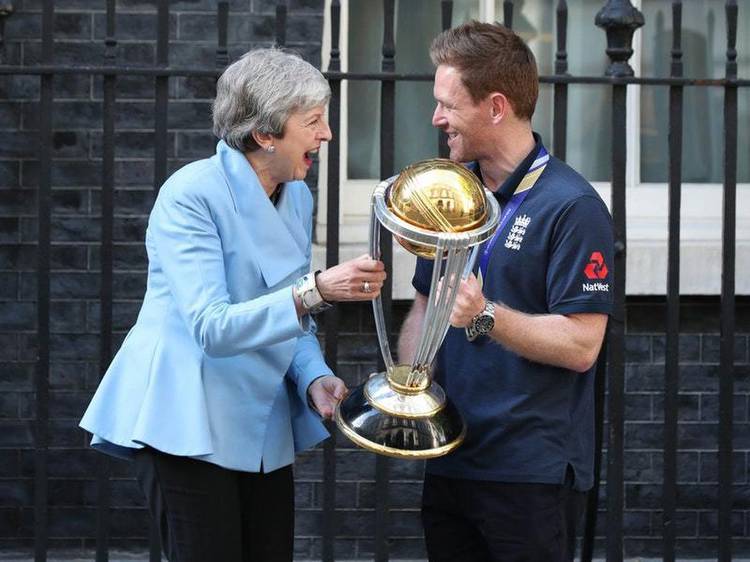 Theresa May hails Cricket World Cup heroes ‘representing modern Britain’