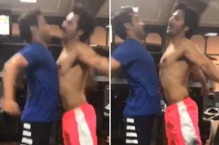 This is how Varun Dhawan and Rajkummar Rao greet each other at gym. Watch video