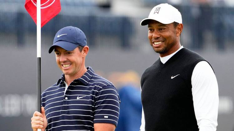 Tiger Woods, Rory McIlroy break ground on golf league site