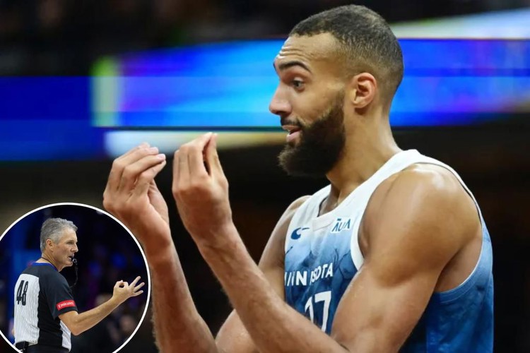 Timberwolves' Rudy Gobert implies NBA ref might be betting on games