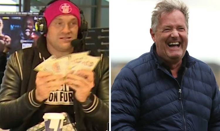Tyson Fury threatens to pay Piers Morgan 'a million pound coins' after bet backfires