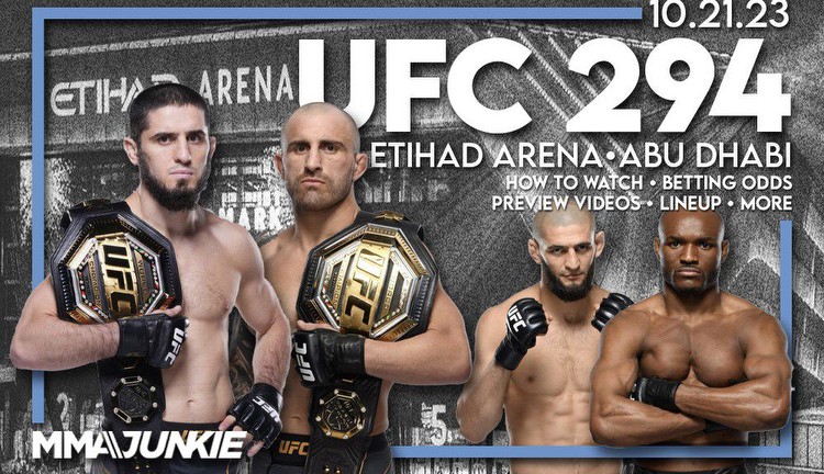 UFC 294: How to watch Makhachev-Volkanovski 2, Abu Dhabi lineup, odds