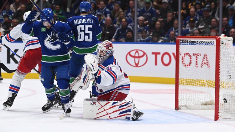 Vancouver Canucks at New York Rangers odds, picks and predictions