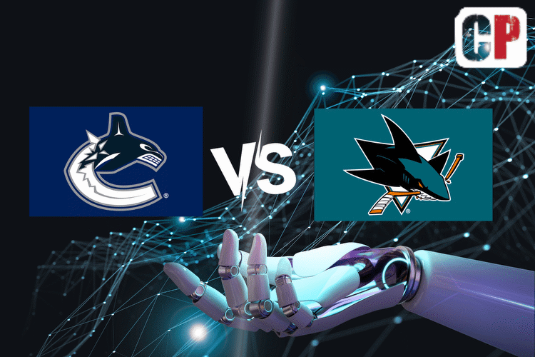Vancouver Canucks at San Jose Sharks AI NHL Prediction 11223
