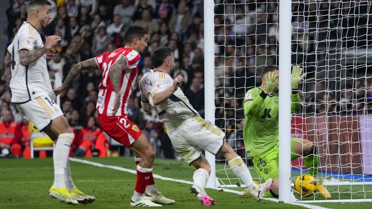 VAR controversy reverberates in Spain long after Real Madrid's late win over last-place Almeria