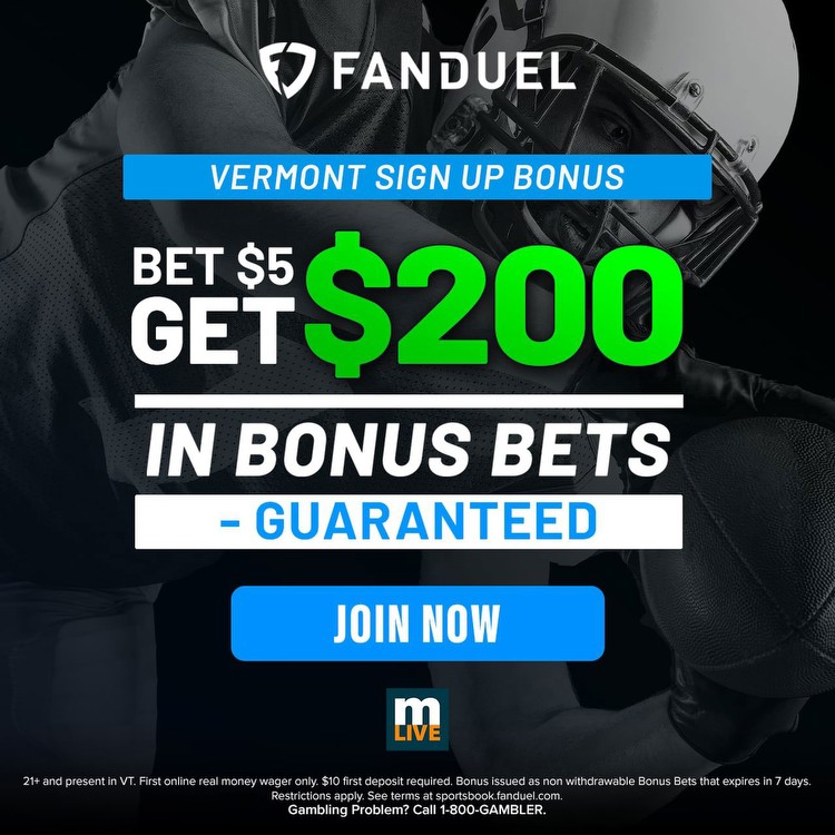 Vermont Sports Betting: Bet $5, Get $200 from FanDuel