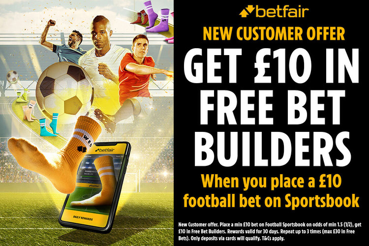 Villarreal v Atletico Madrid: Bet £10 and get £10 in free bet builders with Betfair