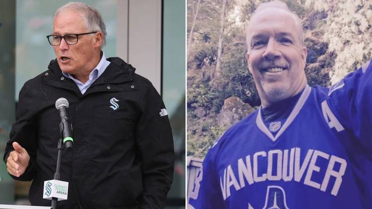 Washington governor, British Columbia premier bet on Kraken home opener