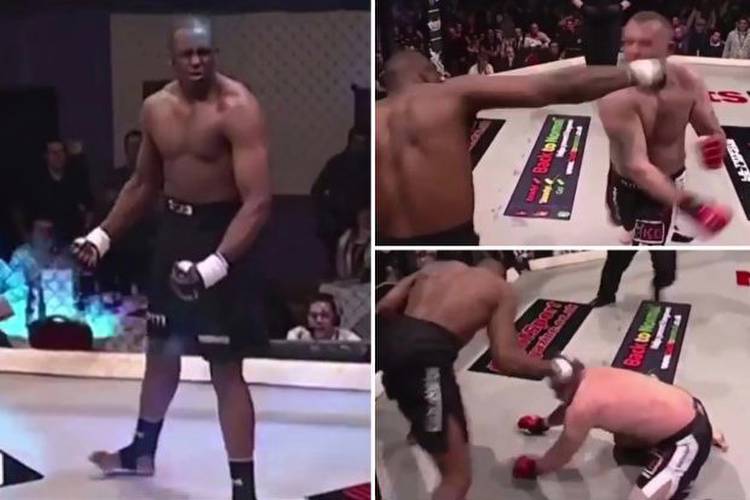 Watch Dillian Whyte throwback clip of brutal MMA KO amid feud with UFC aces Francis Ngannou and Stipe Miocic