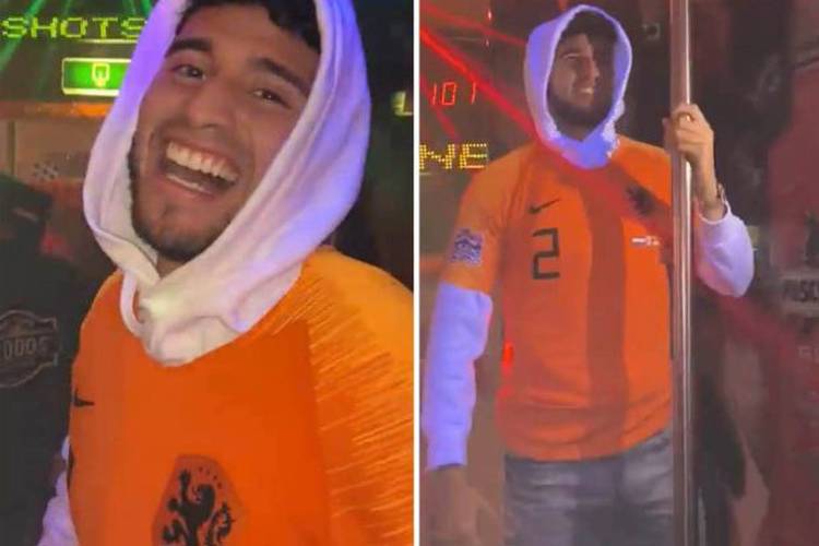 Watch USA striker Ricardo Pepi pole dance in Holland shirt after his nation's World Cup defeat to Dutch