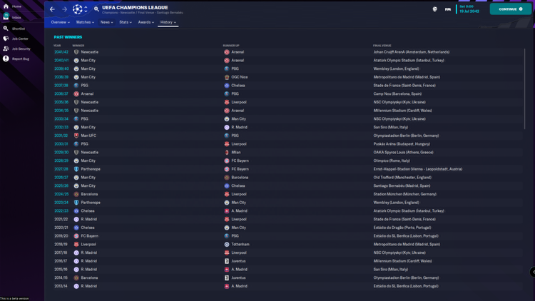 We simulated 20 seasons in FM23: One nation is taking over the Champions League and Europa League