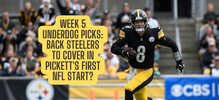 Week 5 NFL underdog picks: Why you should back Steelers on the road vs. Buffalo