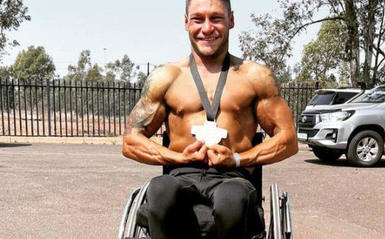 South African wheelchair bodybuilder Shaun Butler. Picture: wheelfit_butler/Instagram.