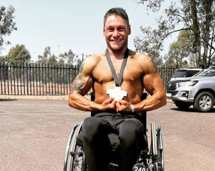 South African wheelchair bodybuilder Shaun Butler. Picture: wheelfit_butler/Instagram.