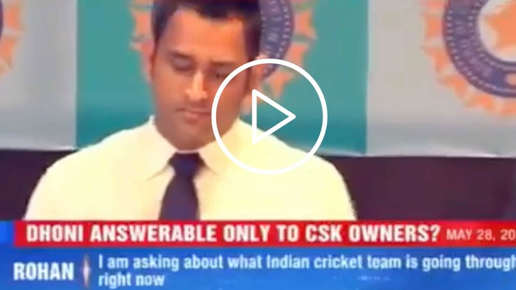 When MS Dhoni Was Slammed By Journalist For His Silence On IPL Spot Fixing Scandal