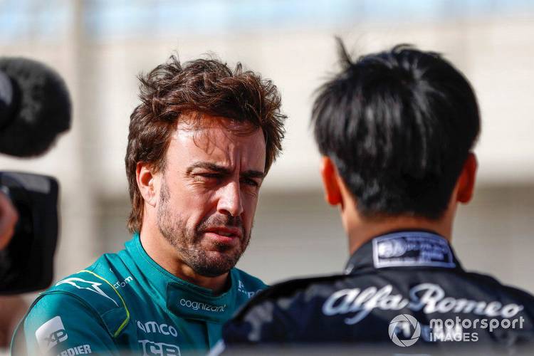 Alonso and Aston Martin looked threatening, with Zhou Guanyu getting first-hand experience of their pace