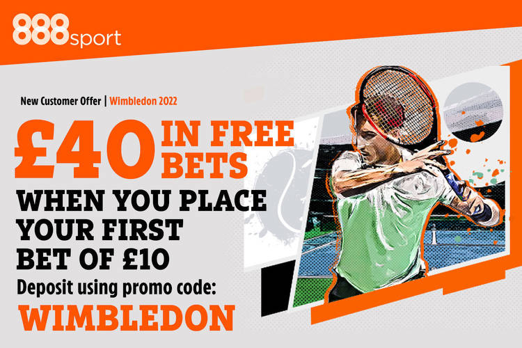 Wimbledon 2022 free bet offer: Bet £10 on tennis get £40 with 888Sport