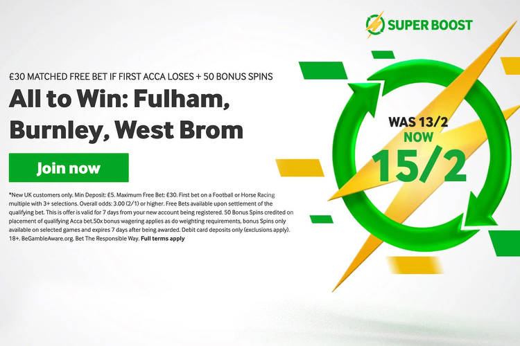 Win £255 or get £30 matched FREE BET if your first FA Cup acca loses with Betway