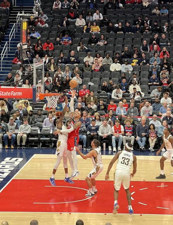 Wizards fall to Pacers at home