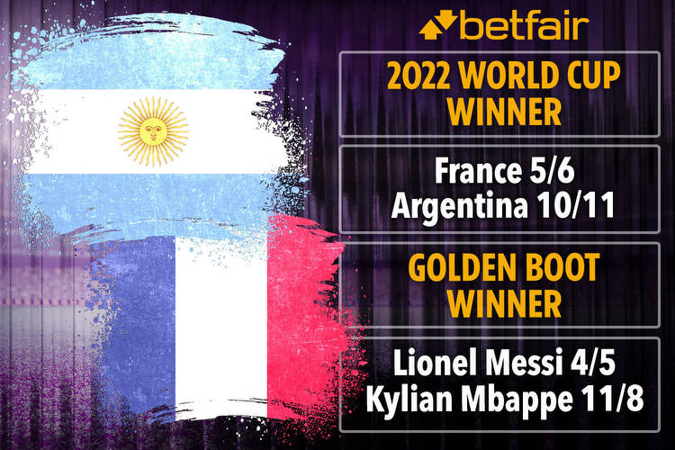 World Cup 2022 odds: France and Argentina BOTH odds on to win final as Messi and Mbappe battle out Golden Boot