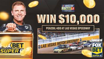 $10K jackpot up for grabs in FOX Bet Super 6 Las Vegas NASCAR challenge