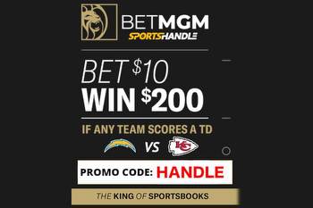 Bet $10 Get $200 on Chargers-Chiefs
