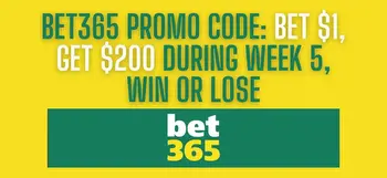 bet365 promo code: Bet $1, get $200 for NFL Week 5, win or lose