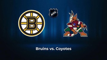 Bruins vs. Coyotes: Odds, total, moneyline