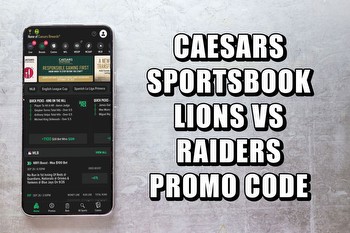Caesars Sportsbook promo code CLEV1000: Raiders-Lions MNF $1,000 bet offer