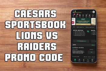 Caesars Sportsbook promo code MASS1000: Lions-Raiders MNF $1,000 bet offer