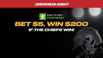 Chiefs Fans: Bet $5, Win $200 if Chiefs Beat Titans This Week Only