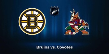 Coyotes vs. Bruins: Odds, total, moneyline