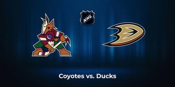 Coyotes vs. Ducks: Odds, total, moneyline