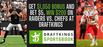 DraftKings promo code: Claim over $1,250 in bonuses for Raiders vs. Chiefs on MNF
