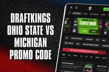 DraftKings promo code for Ohio State-Michigan scores instant $150 bonus