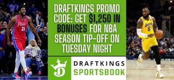 DraftKings promo code NBA: Bet $5, win $200 on NBA opening night after $1,050 bonus