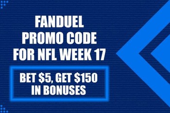 FanDuel promo code for NFL Week 17: Place $5, receive $150 bonus