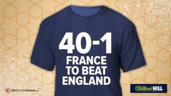 France 40-1 to beat England in World Cup QF with William Hill free bets