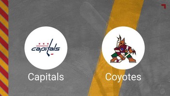 How to Pick the Capitals vs. Coyotes Game with Odds, Spread, Betting Line and Stats