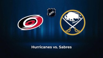 Hurricanes vs. Sabres: Odds, total, moneyline