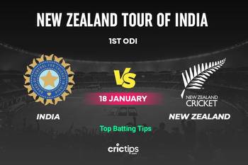 India vs New Zealand Betting Tips & Who Will Win 1st ODI
